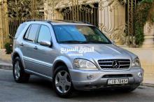 سيارة مرسيدس ML55 AMG أصلي موديل 2002 للبيع