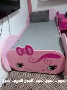 تخت خشب اطفال بناتي لاتيه للبيع