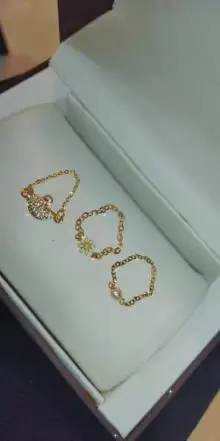 خواتم جنزير بناتي للبيع