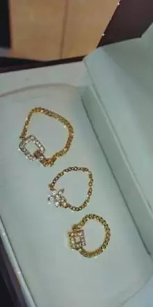 خواتم جنزير بناتي للبيع