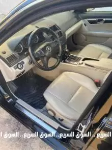 مرسيدس c200 2009 كرت ابيض 7 جيد