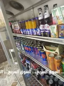 ثلاجة عرض بابين للبيع مستعملة