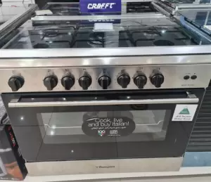 فرن غاز ايطالي خمس عيون فل كامل