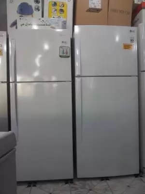 للبيع ثلاجة LG 22 قدم مستعمله توب نظافه