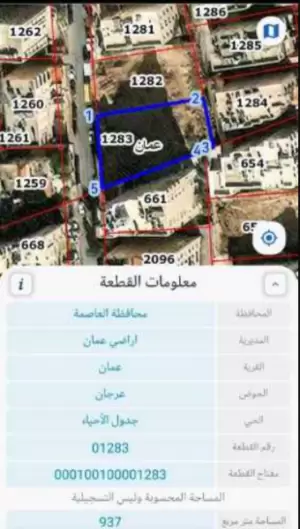ارض للبيع في عرجان