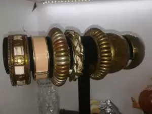 أساور نحاس أوروبي مشغول
