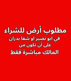 مطلوب أرض للشراء لغاية 65ألف دينار
