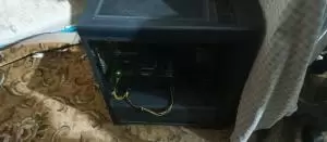 كمبيوتر جيل ثامن PC مستعمل Core i3 مع كرت شاشة للألعاب وسماعات بحالة ممتازة للبيع