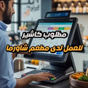 مطلوب كاشير للعمل في مطعم شاورما مشهور