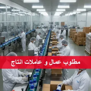 مطلوب عمال و عاملات انتاج