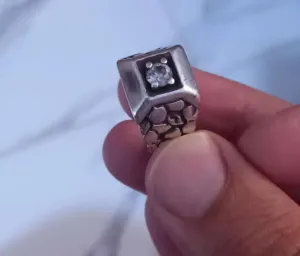 خاتم فضة للبيع عيار ٩٢٥