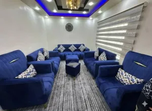 عرض خاص يوم واحد فقط كنب 9مقاعد مع طاولة وسط بسعر 200