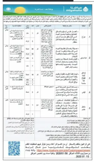مطلوب 16 سائق فئة سادسة