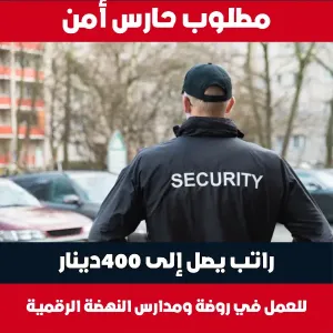 حارس امن / روضة ومدارس النهضة الرقمية