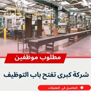 مطلوب موظفين في عدد كبير من التخصصات