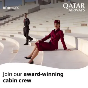 مطلوب مضيفات طيران للعمل في الخطوط الجوية القطرية