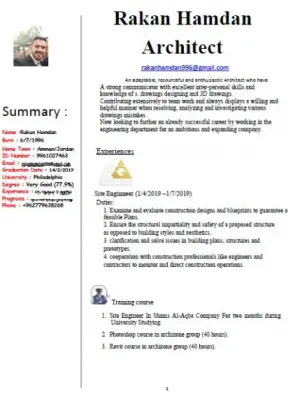 صمم سيرتك الذاتية باحترافية