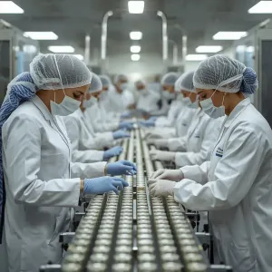 مطلوب عمال و عاملات انتاج و المواصلات مؤمنة